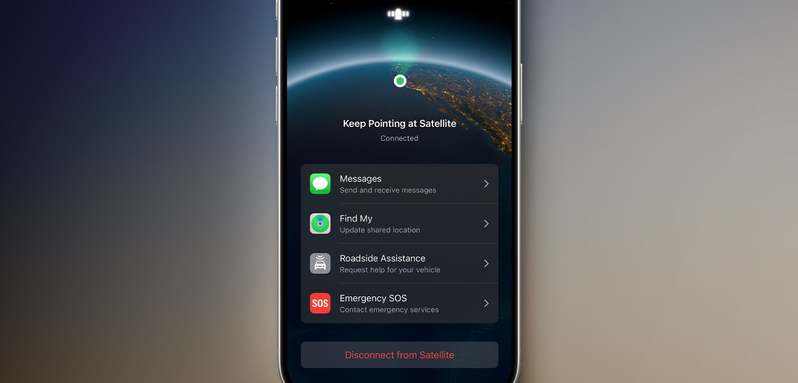 Apple is developing more satellite functions for iPhone to support satellite photo text messages, offline satellite maps, etc.